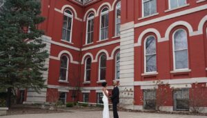 Courthouse wedding in Crown Point Indiana