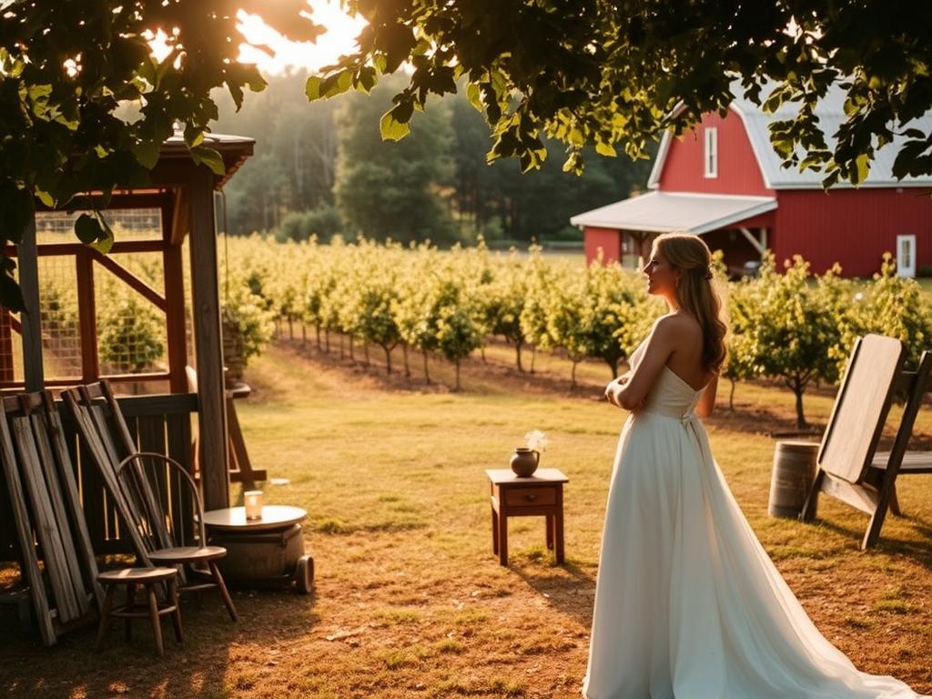 wedding photography at County Line Orchard
